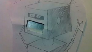 Here's an animation made by Jayden Wu. He attended the class where Mark Kistler and I taught kids how to animate in my Paper Cut style.