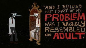 From the animation Brandon Ray did for the novel "Rontel" by Sam Pink